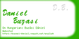 daniel buzasi business card