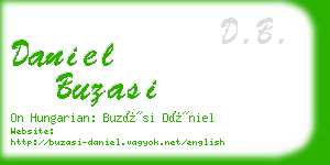 daniel buzasi business card